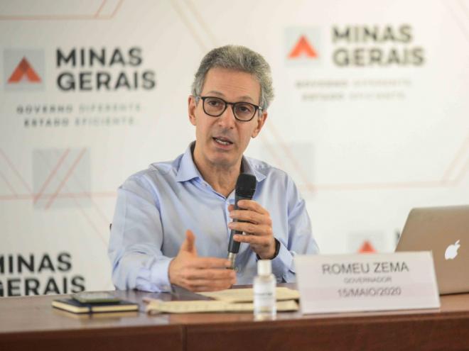 Romeu Zema afirma que Minas está sem recursos para pagar servidores