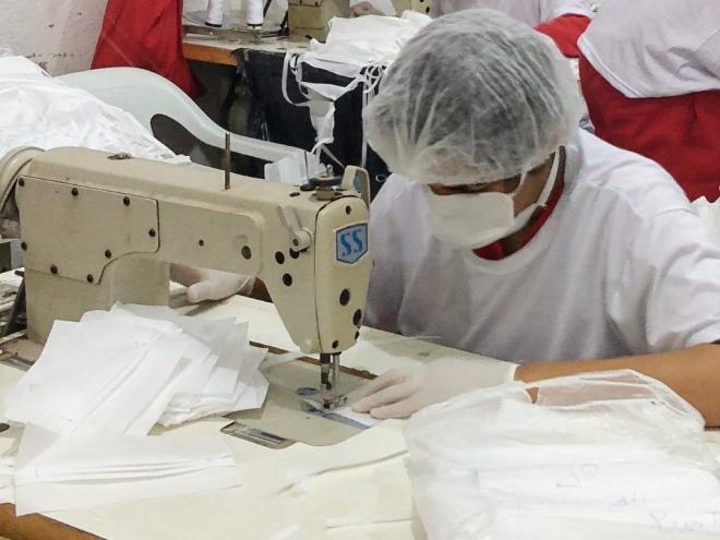 Sistema prisional mineiro produziu 1 milhão de máscaras de proteção à covid-19