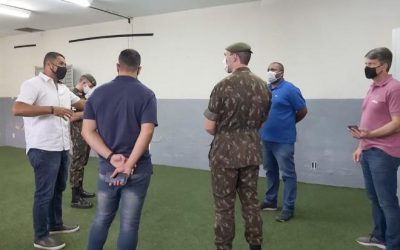 Ipatinga recebe equipe especial do Exército para trabalhos de desinfecção