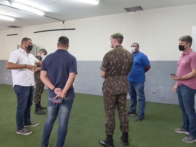 Ipatinga recebe equipe especial do Exército para trabalhos de desinfecção